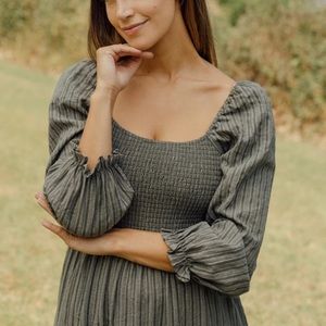 NWOT Neuflora New England Smocked Dress